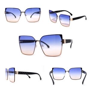 151.) Gold Blue Black Sunglasses🔥